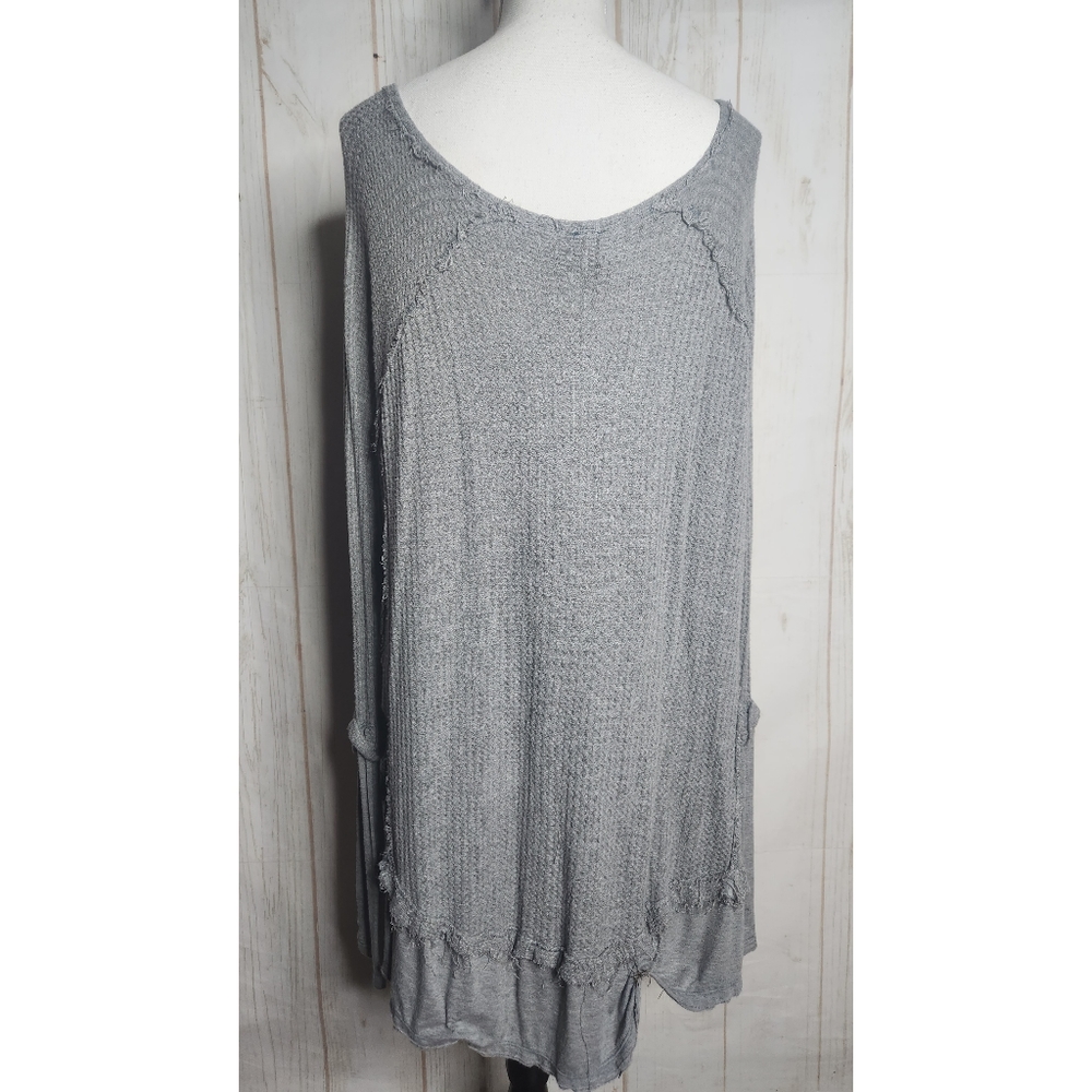 Free People We the Free Waffle Knit Thermal Top | Small - Picture 5 of 6